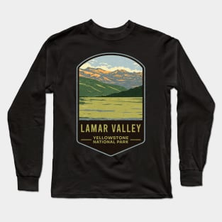 Lamar Valley Yellowstone National Park Long Sleeve T-Shirt